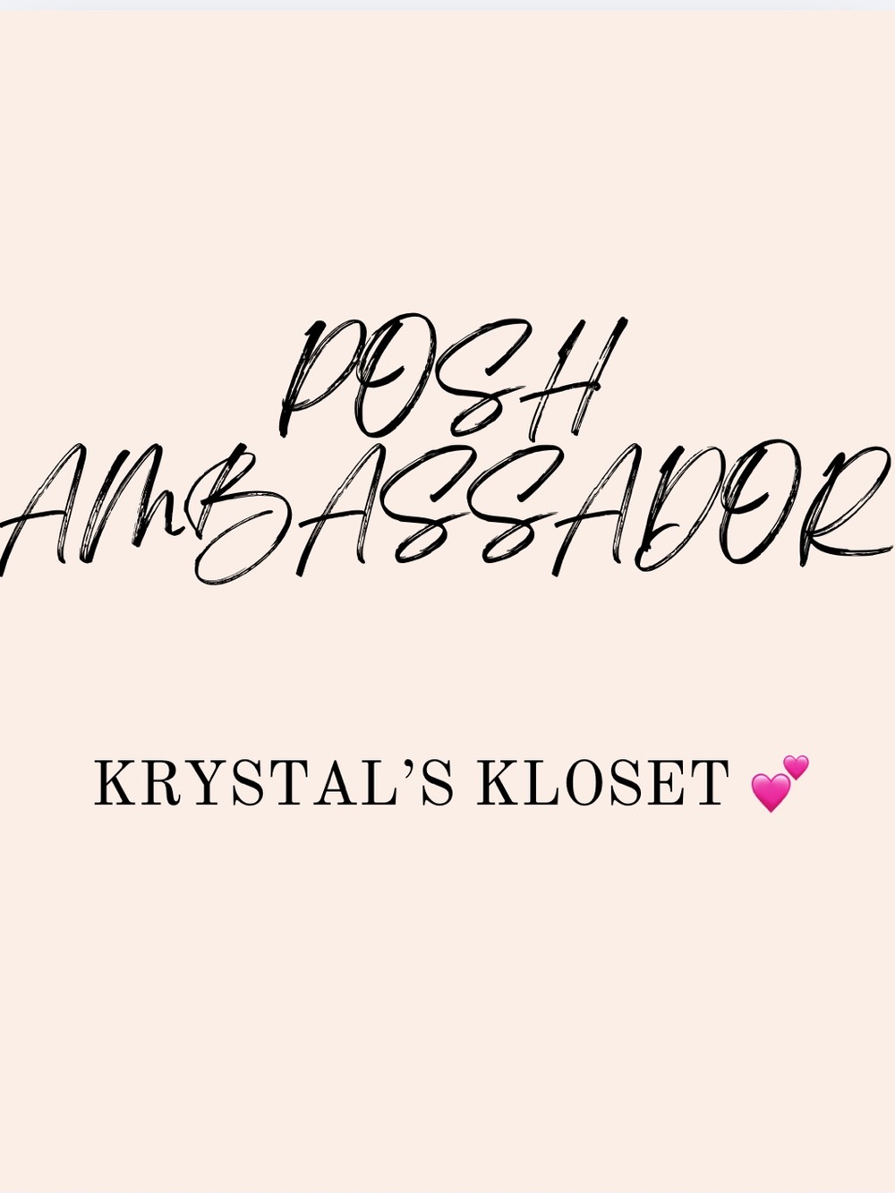 ✨ Posh Ambassador Status ✨